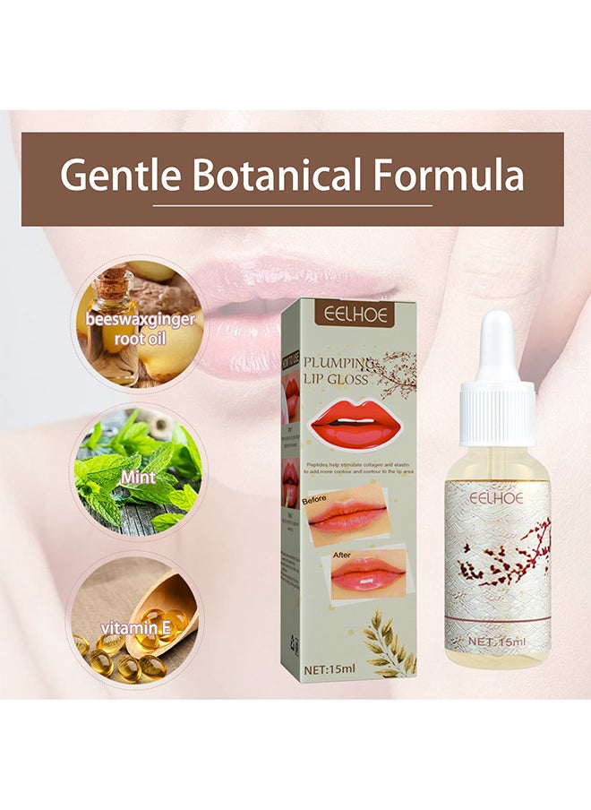 Lip Plumper - Natural Lip Plumper - Lip Plumper Gloss - Lip Moisturizing Beautiful - Lips Filler For Dry Lips - Deeply Moisturizing And Reducing Lip Wrinkles