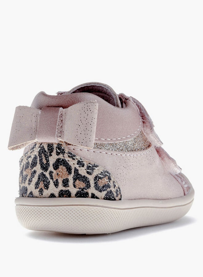 بابلوسكي حذاء رياضي بناتي عالي مع إغلاق بخطاف وحلقة - Image 3