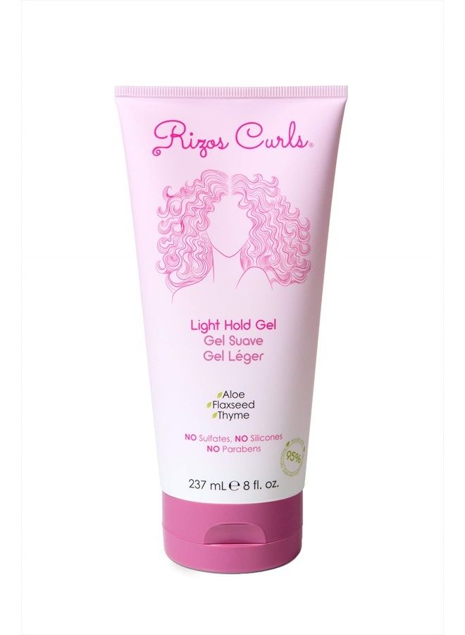 Rizos Curls جل تصفيف خفيف للشعر المجعد والمتموج، خالي من السيليكون (8 أونصات) - Image 1