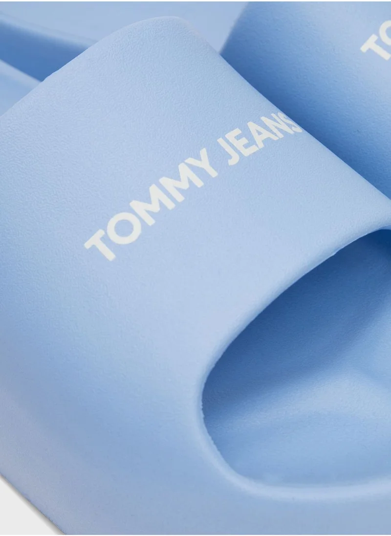 TOMMY JEANS Single Strap Flip Flops