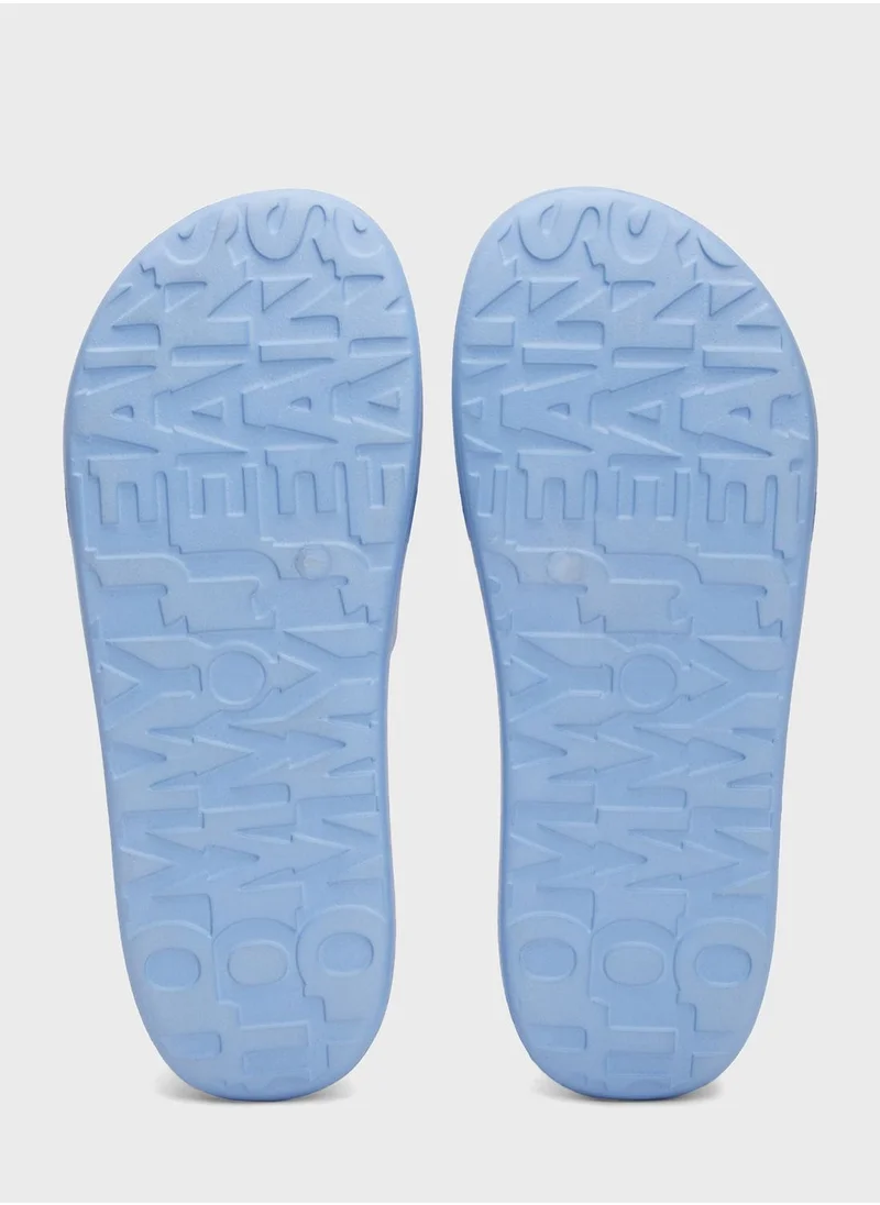 TOMMY JEANS Single Strap Flip Flops