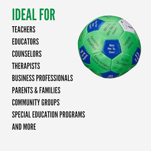 TaliCor Thumball Who Are You Award Winning 4 Kids Social Conversation Skill Development Ball - Image 5
