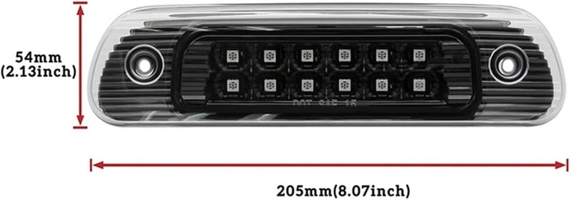 QASULER LED Third Brake Light for Jeep Grand Cherokee 1999-2004 - Image 3