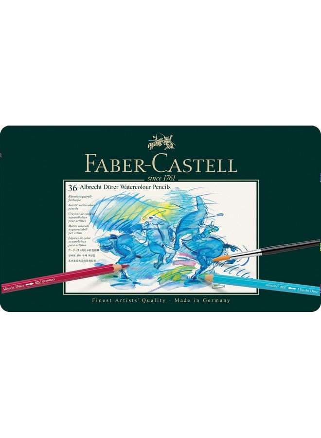 FABER-CASTELL Faber-Castell 117536 Albrecht Dura Watercolor Pencils, 36 Colors, Can  - Image 2
