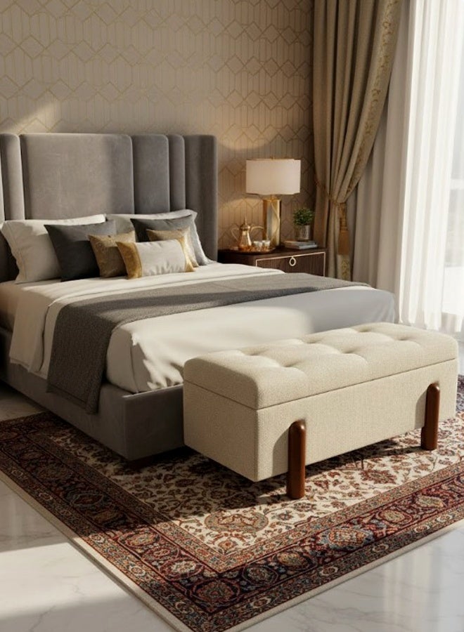 ليفينج مقعد تخزين عصري لغرفة النوم وغرفة المعيشة، 89 × 39 سم - Image 2