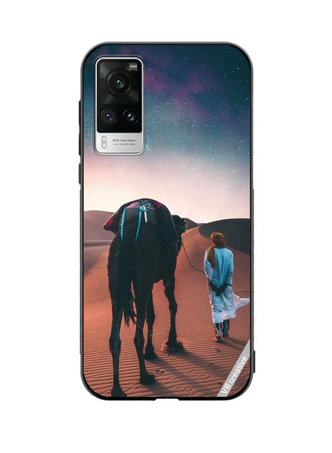 VR CREATIVE Protective Case Cover For Vivo X60 Pro Camel Design Multicolour - Image 1