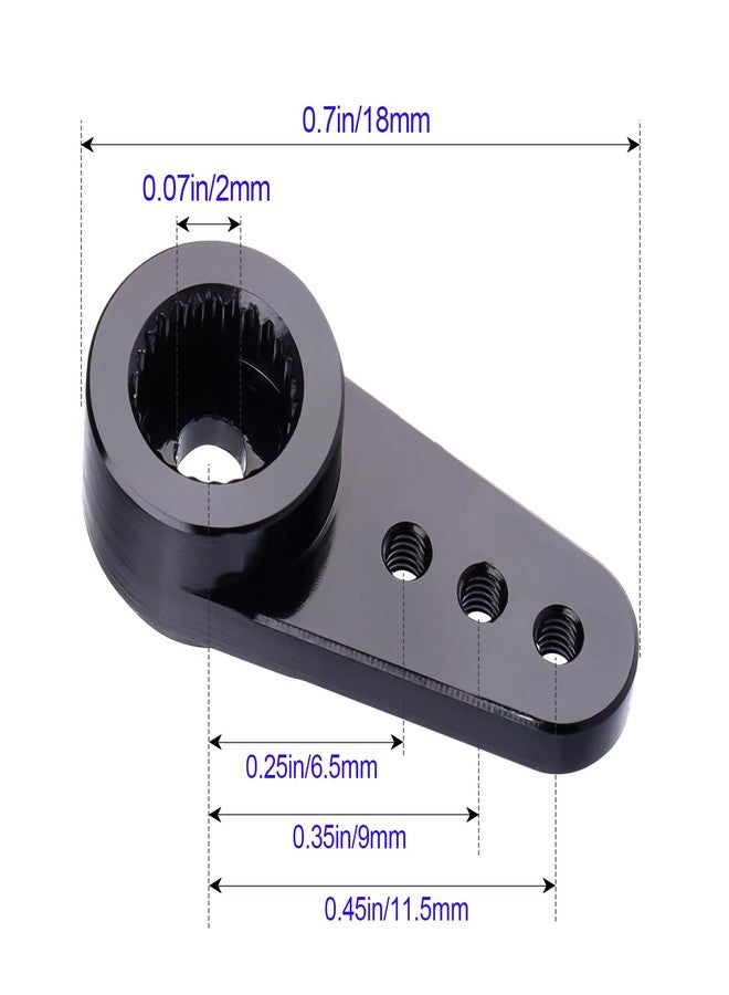 HobbyPark SCX24 Servo Arm 25T Horn and Mouting for 5mm Spline Gear High Torque Micro Servos Motors SCX24 1/24 RC Crawler Upgrades Parts, Not fit Stock Servo - Image 2