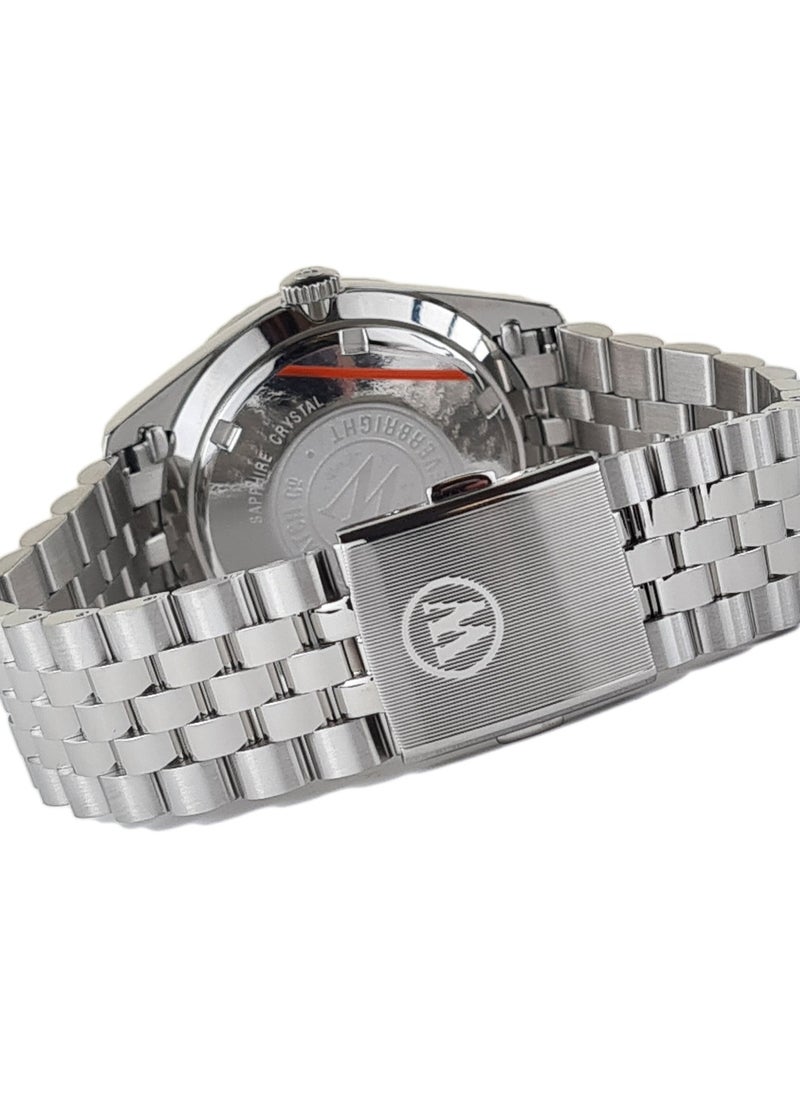 West End Watch Co West End Watch Co Orange Arabic Dial Stainless Steel Watch For Men 6868_10_3379N 41 mm  - Image 3