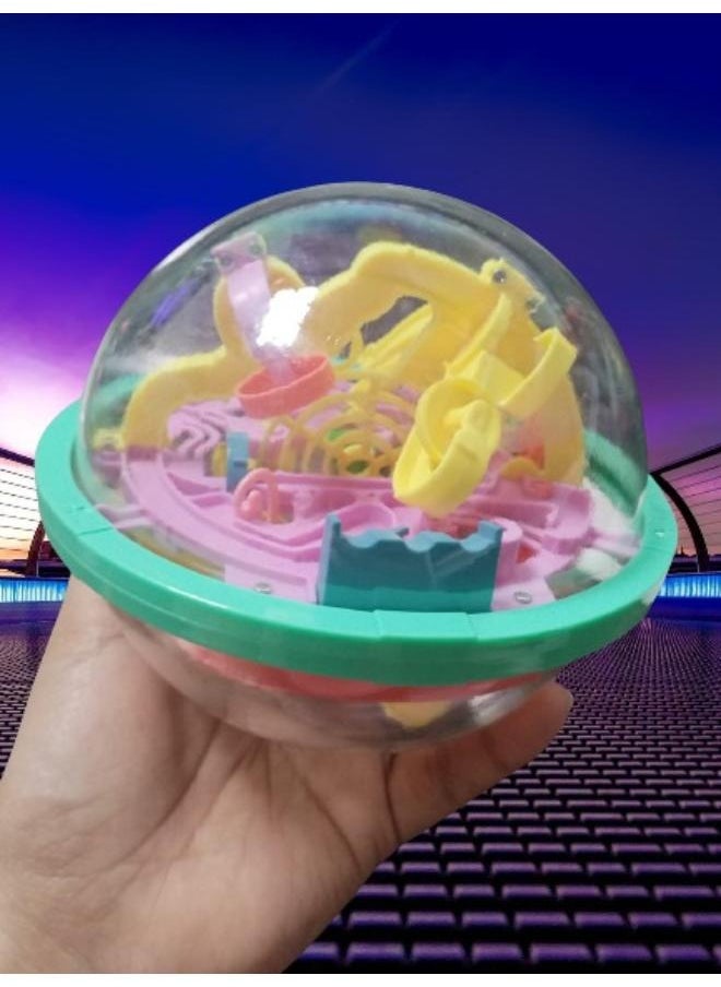 Children's Maze Ball Educational Toy 3D Three-dimensional Rolling Ball Thinking Logic Focus Training Balance Ball  - Image 1