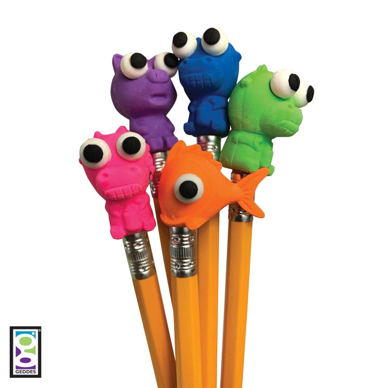 Geddes Raymond Geddes Animal Pencil Top Erasers for Kids (Pack of 50) - Image 4