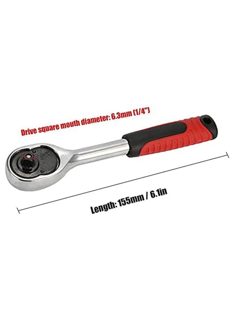 NIBEMINENT 46pcs/set Socket Ratchet Torque Wrench Extension Bar Drill Bits Automobiles Repair Tools Kit Multifunction Repair Hand Tool Kit  - Image 5