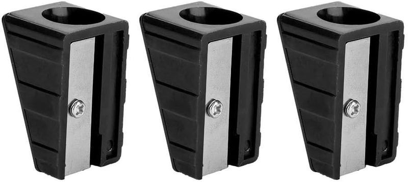 woobles Cue Tip Trimmer, Lightweight Portable Mini Billiard Cue Tip Trimmer Shaper Tapper Repair Tool Kit (3pcs)-Black - Image 1