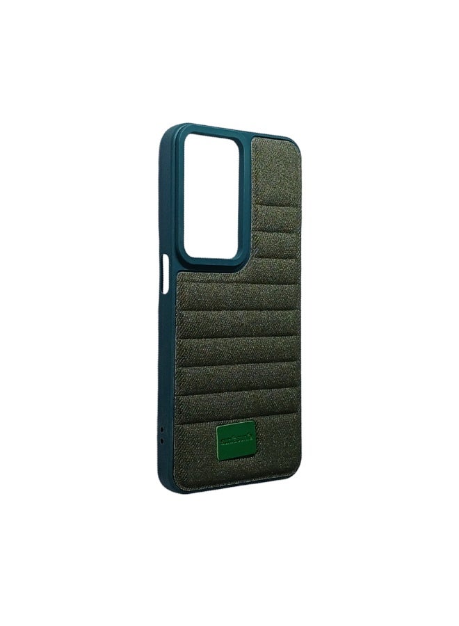 Phone Back Cover leather for Samsung Galaxy A59 5G green - Image 2