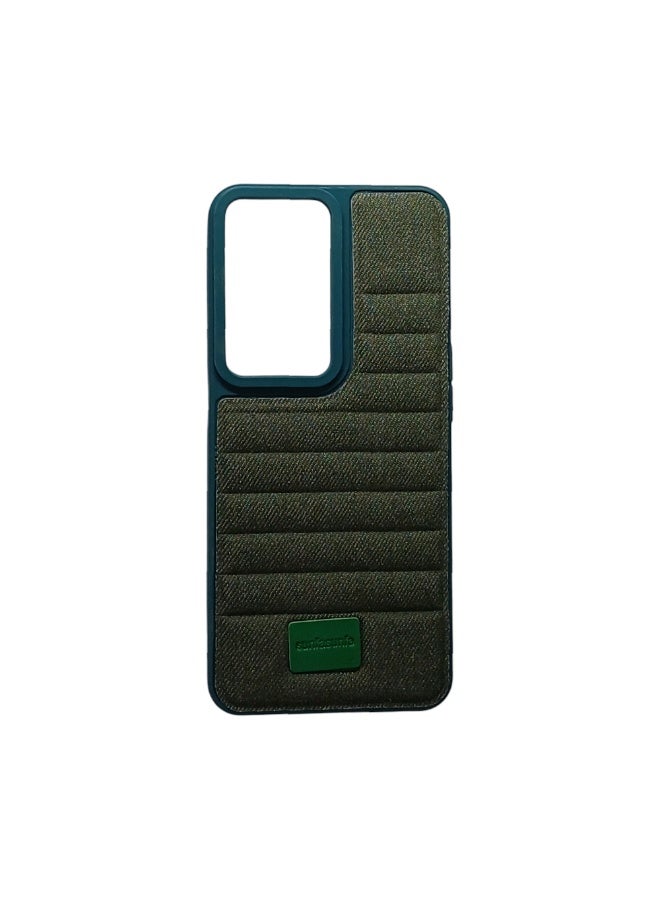 Phone Back Cover leather for Samsung Galaxy A59 5G green - Image 1