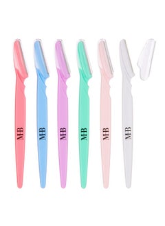 Expressions 6Pc Face & Body Razors6Pack Premium Professional Disposable Razors For Smooth Flawless Skin Dermaplaning Tool Face & Eyebrow Razor  - Image 1