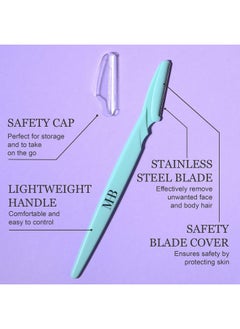 Expressions 6Pc Face & Body Razors6Pack Premium Professional Disposable Razors For Smooth Flawless Skin Dermaplaning Tool Face & Eyebrow Razor  - Image 4