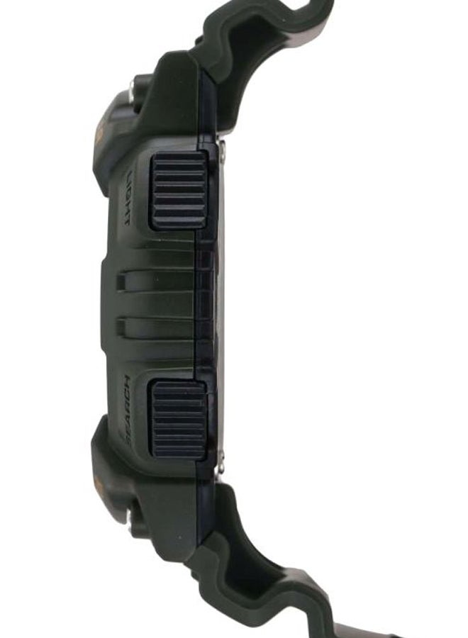 كاسيو ساعة يد رقمية وبعقارب مقاومة للماء طراز AQ-S810W-3A - قياس 52 مم - لون أخضر رجال - Image 3