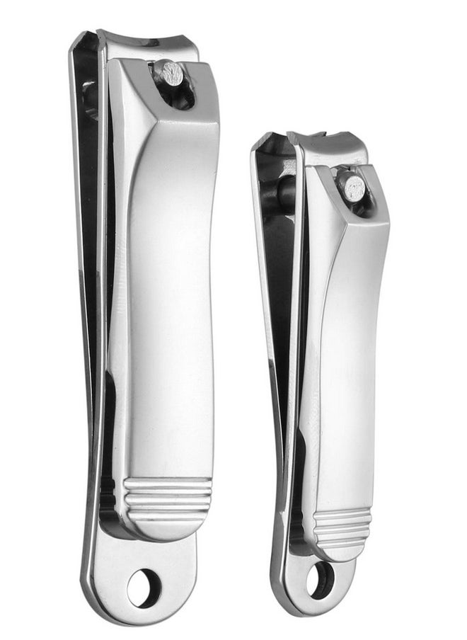 Beaute Secrets - Professional Nail Cutter Set For Men, Includes Cuticle Cutter, Finger & Toe Clipper Set Designed For Thick Nails, Comfortable Non-Slip Handle, Reduces Spread Of Nail Fungus With Curved Edges & Built-In File - Image 1