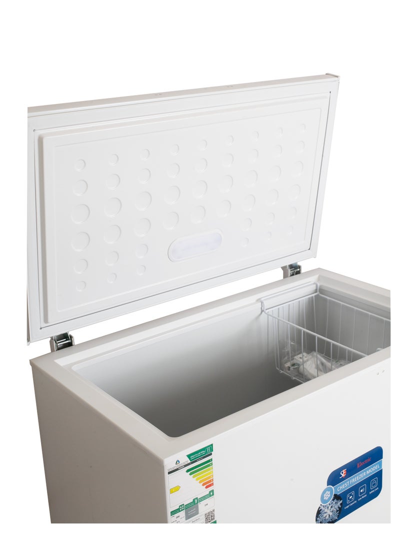 Starway Starway 198 Lt Chest Freezer, Air Cooling , Easy to Move, Led Light, Lock Key  - Image 2