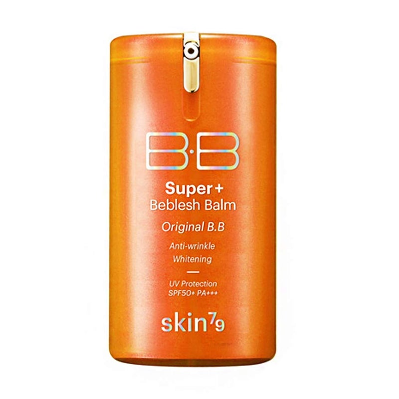 SKIN79 Super Plus Beblesh Balm Triple Function Orange BB Cream 21 Yellow Beige 135 floz 40 ml  Rich Vitamin Complex Care Healthy and Vital Skin