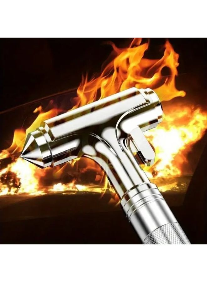 Compact All Metal Car Safety Hammer With Multi Functional Blade For Emergency Escape - Image 2