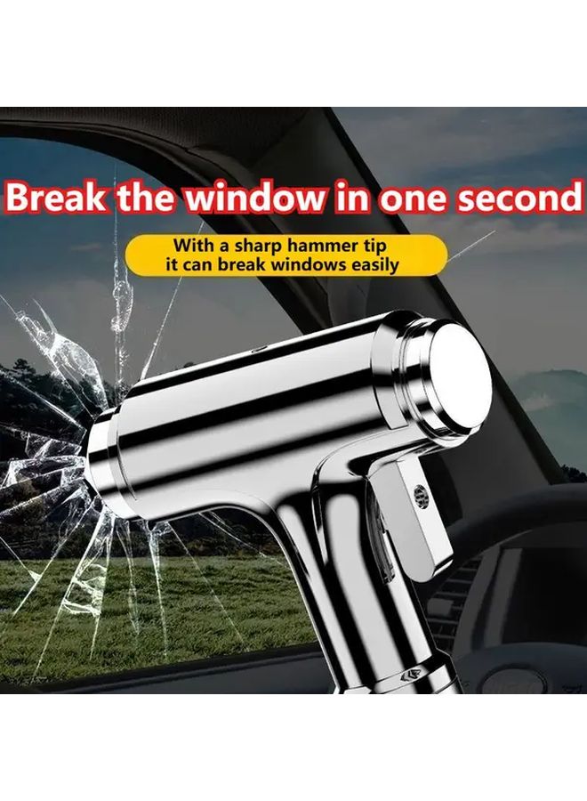 Compact All Metal Car Safety Hammer With Multi Functional Blade For Emergency Escape - Image 1