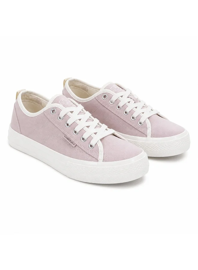 لامبرجاك Lumberjack Ravenne Women Sneakers Dusty Rose Canvas – Lightweight Breathable Casual Shoes, Comfortable Everyday