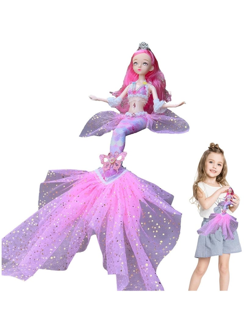 Mermaid Doll Toy, Movie Inspired Classic Mermaid Princess Collection, Movable Collection Mermaid Doll For Christmas And Children's Day - Image 1