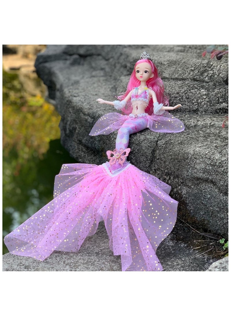 Mermaid Doll Toy, Movie Inspired Classic Mermaid Princess Collection, Movable Collection Mermaid Doll For Christmas And Children's Day - Image 3