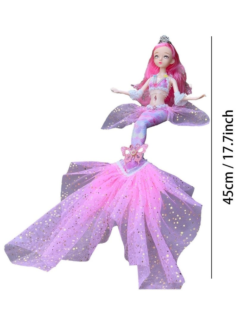 Mermaid Doll Toy, Movie Inspired Classic Mermaid Princess Collection, Movable Collection Mermaid Doll For Christmas And Children's Day - Image 4