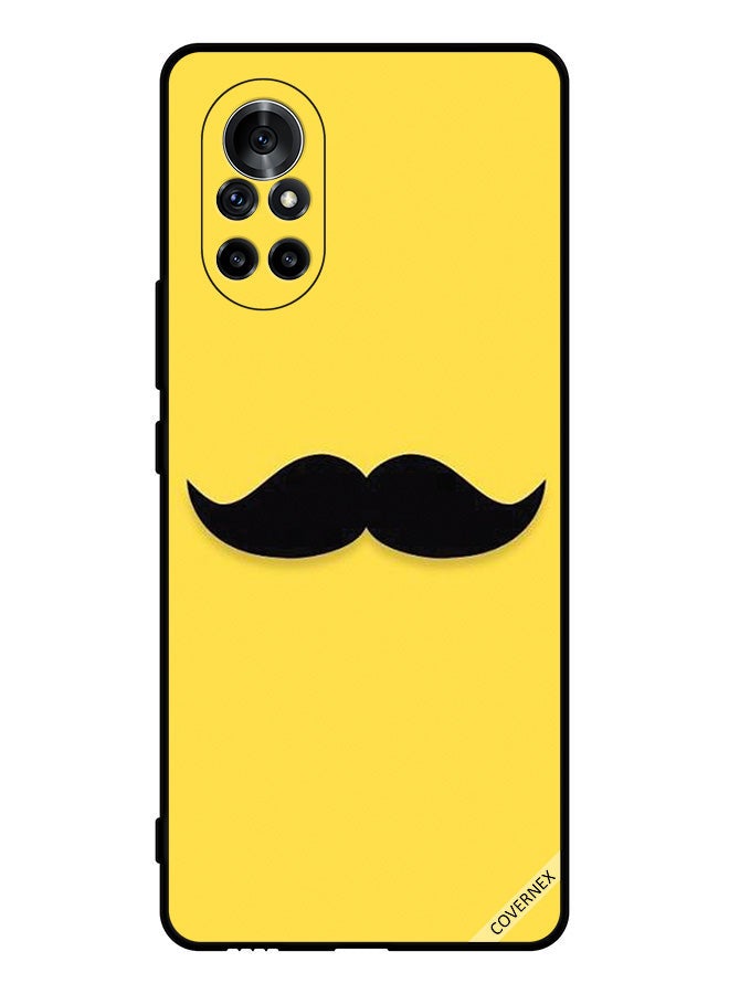 Covernex Protective Case Cover For Huawei Nova 8 5G Mustache Clip Art - Image 1