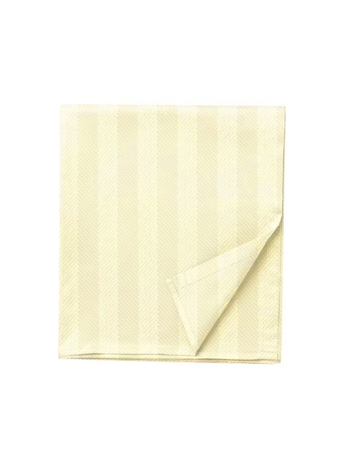 BYFT Tulip (Cream) Single Size Flat Sheet and Pillow Covers with 1 cm Satin Stripe (Set of 2 Pcs) 100% Cotton, Soft and Luxurious Hotel Quality Bed linen-300 TC - Image 2