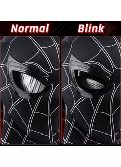 SNW Spider Masks, Superhero Masks Cosplay Costumes Mask, Black Spider Hero Mask, Superhero Cosplay Dress Up Masks for Age 6+ Years Old  - Image 2