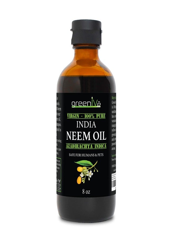 GreenIVe Neem Oil 100% Pure Organically Cold Pressed Virgin (8 Ounce) - Image 2