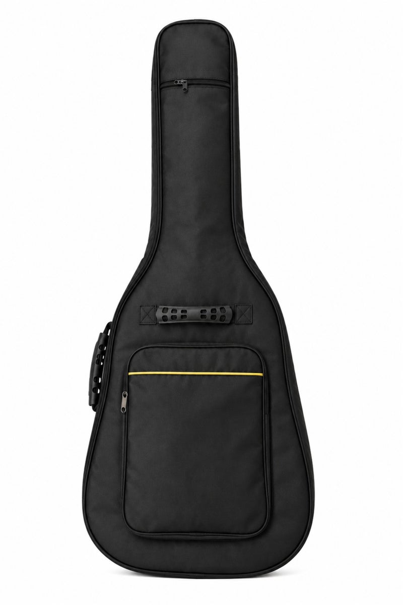 MegArya 41 Inch Acoustic Guitar Bag with 10MM Padding | Waterproof Guitar Gig Bag | Soft Guitar Case | Guitar Carry Bag | Guitar Cover | Dual Backpack Straps | Large Storage Pocket | Fits 39 40 41 Inch Acoustic Guitars | Black - Image 1