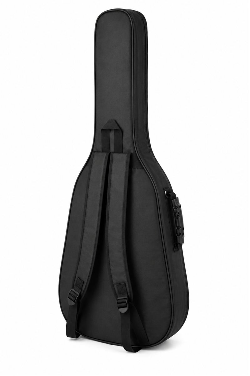 MegArya 41 Inch Acoustic Guitar Bag with 10MM Padding | Waterproof Guitar Gig Bag | Soft Guitar Case | Guitar Carry Bag | Guitar Cover | Dual Backpack Straps | Large Storage Pocket | Fits 39 40 41 Inch Acoustic Guitars | Black - Image 4