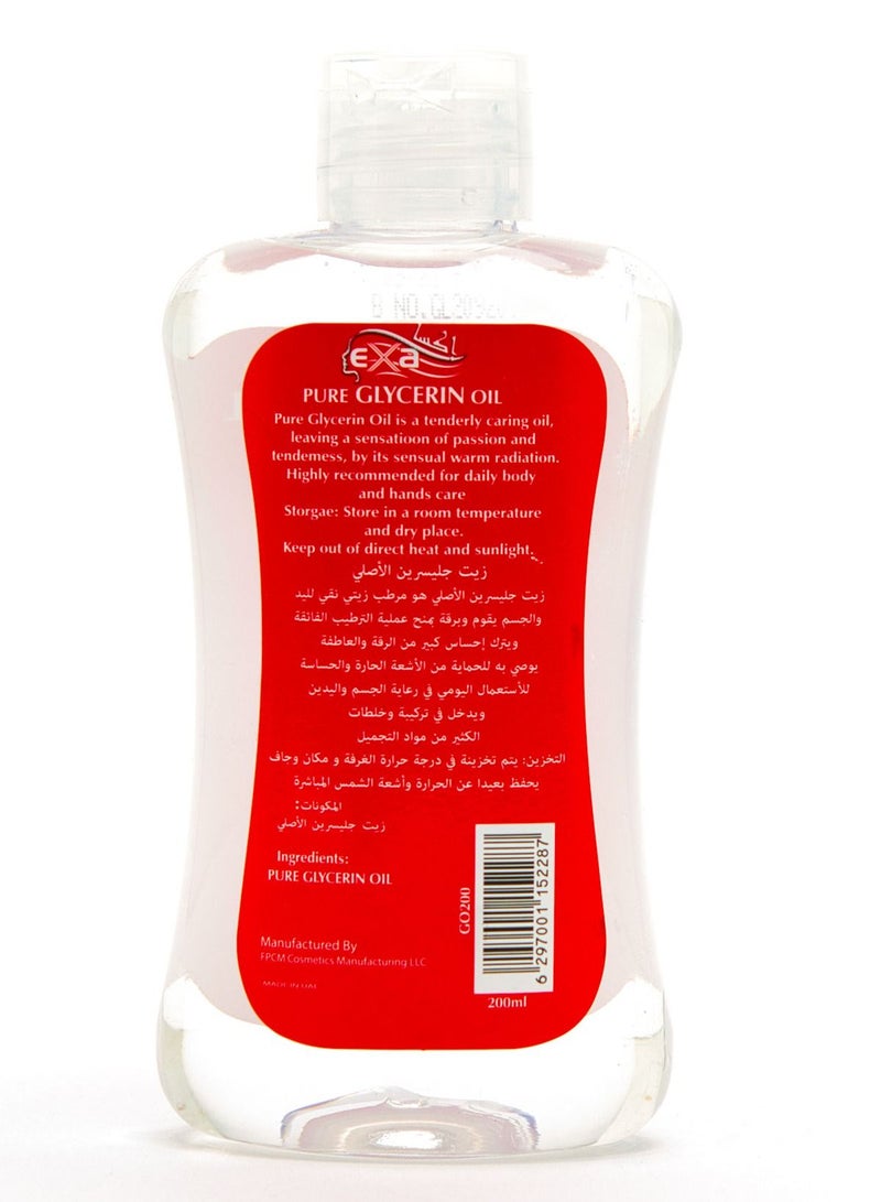 EXA Pure Glycerin Oil 200ml - Image 2