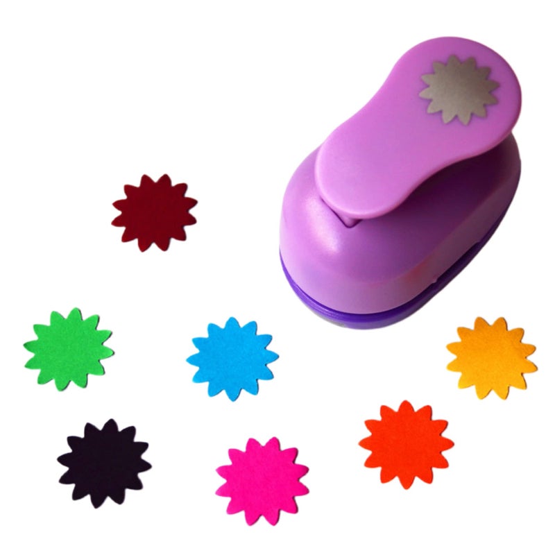 CADY Crafts Punch 1Inch Paper Punches Puncher Sunflower