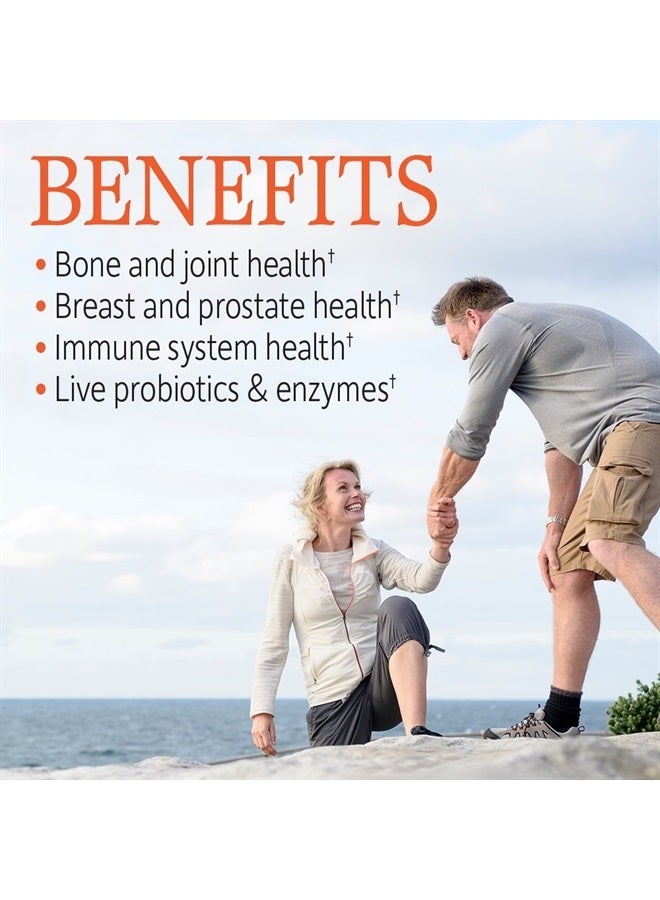 Garden of Life Vitamin D, Vitamin Code Raw D3, Vitamin D 2,000 IU, Raw Whole Food Vitamin D Supplements with Chlorella, Fruit, Veggies & Probiotics for Bone & Immune Health, 60 Vegetarian Capsules - Image 2