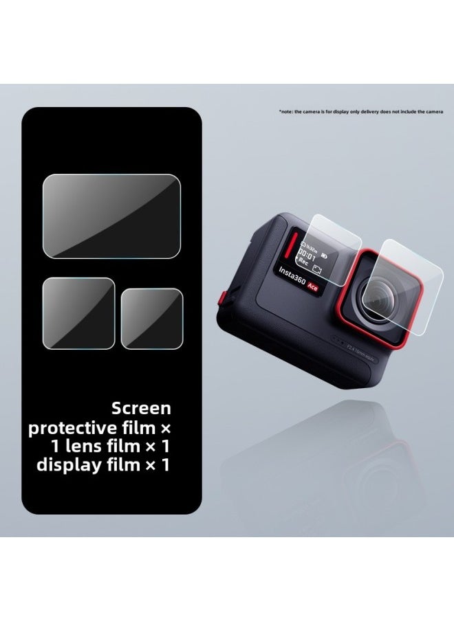 Generic Applicable Shadow Stone Insta360 ACE Pro Tempered Film Insta360 ACEPro Sports Camera Tempered Film-Color:Insta360 ACE Tempered Film  - Image 1