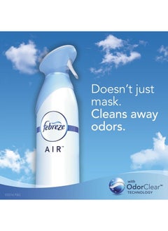 febreze Odor-Eliminating Air Freshener, Heavy Duty Crisp Clean, 8.8 fl oz  - Image 5
