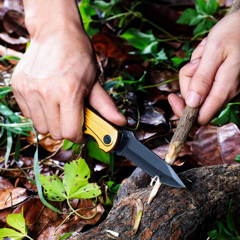 RoverTac Multitool Knife – 15-in-1 Pocket Knife with Pliers, Wire Cutter and Screwdrivers – Perfect Gifts for Men, Dad, Husband – Durable Camping Gear for Christmas, Father’s Day, and Birthdays - Image 5