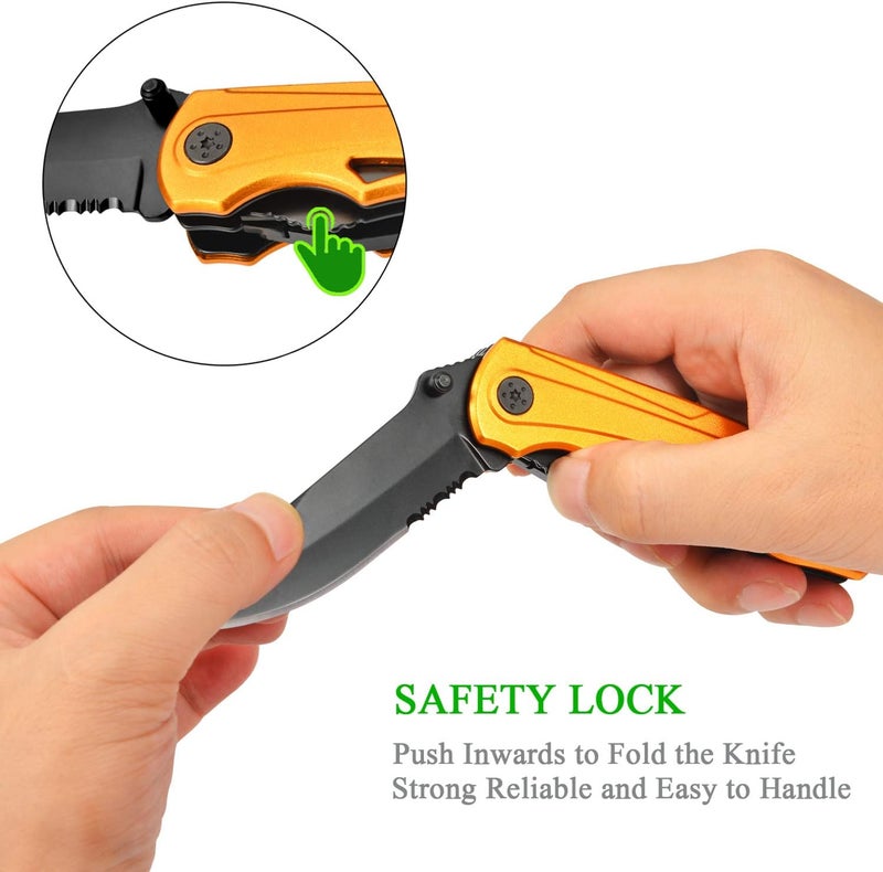 RoverTac Multitool Knife – 15-in-1 Pocket Knife with Pliers, Wire Cutter and Screwdrivers – Perfect Gifts for Men, Dad, Husband – Durable Camping Gear for Christmas, Father’s Day, and Birthdays - Image 3