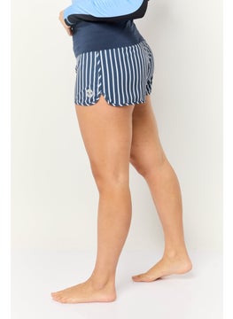 Roxy Women Stripe Beachwear Short, Multicolor  - Image 3