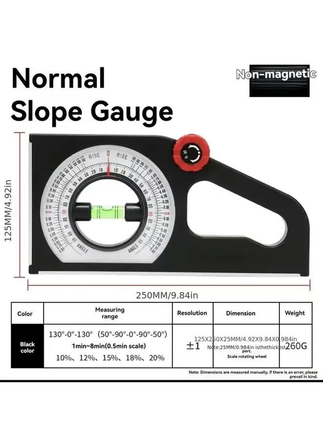 Magnetic Multi Function Inclinometer Heavy Duty Angle Meter 0 90 Degrees Portable - Image 3
