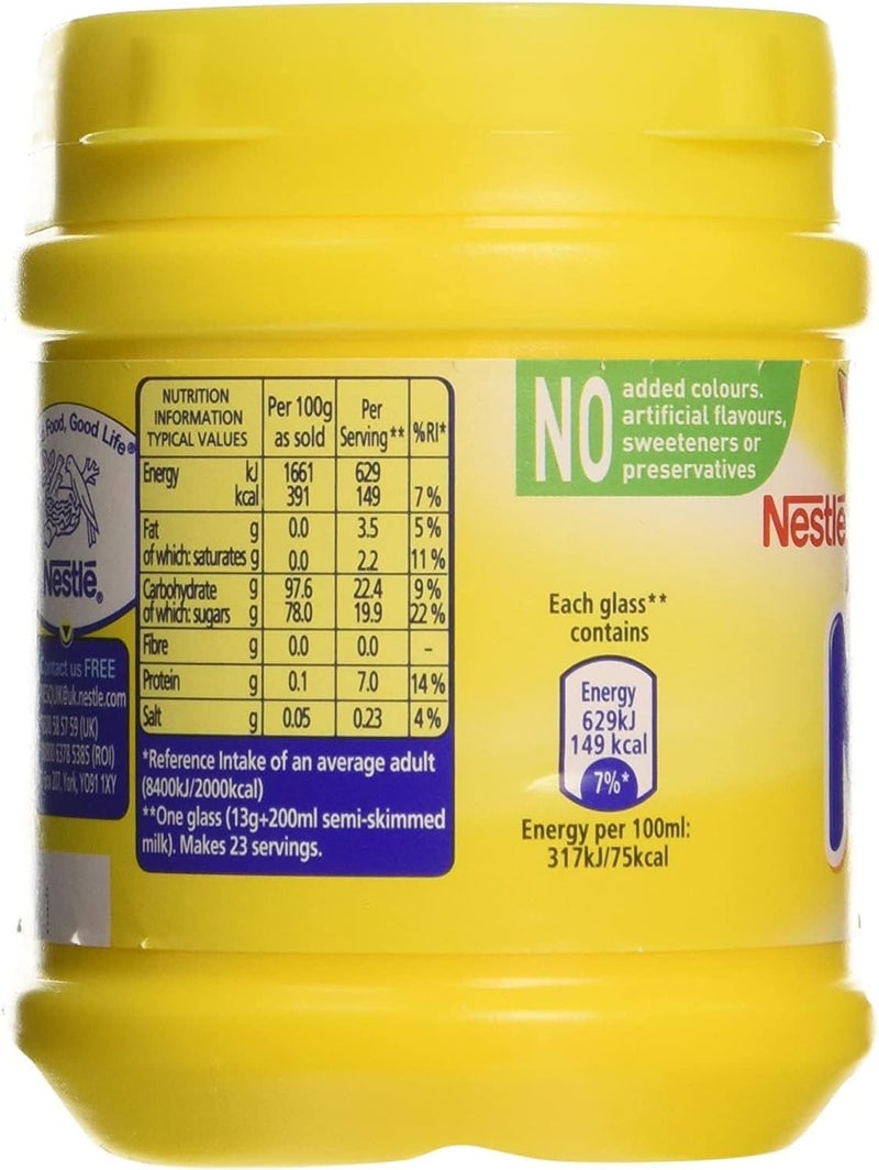 Nestle Nesquik Milk Shake Mix Banana Flavour 300g - Image 2
