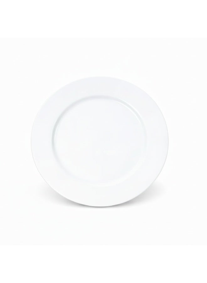 Luminarc White Ceramic Dinner Plate 24cm Round Plates  Durable Everyday Dining Plates for Home Hotel & Restaurant Use - Image 2