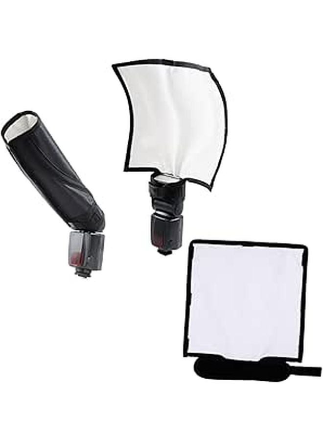 Softbox Flash Diffuser Kit 2 Pack Photography Lighting Accessory For DSLR - Image 1