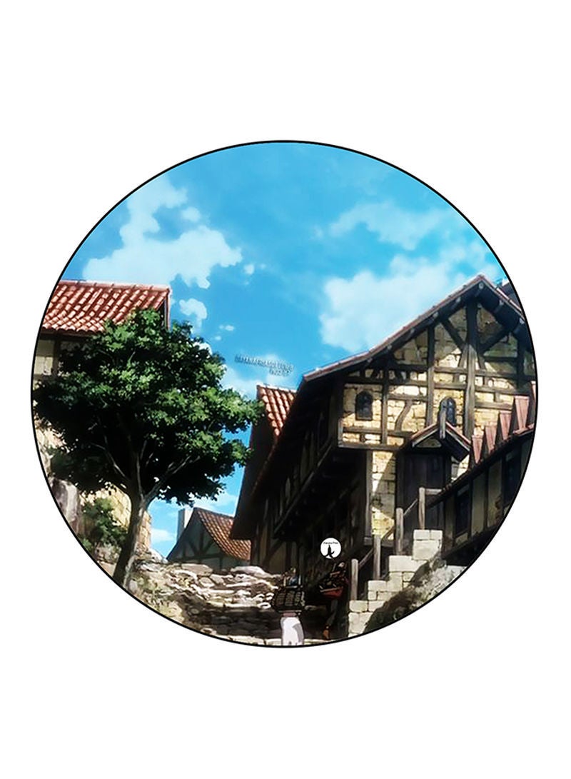 RKN Anime Attack On Titan Printed Fridge Magnet  Round  Multicolour - Image 2