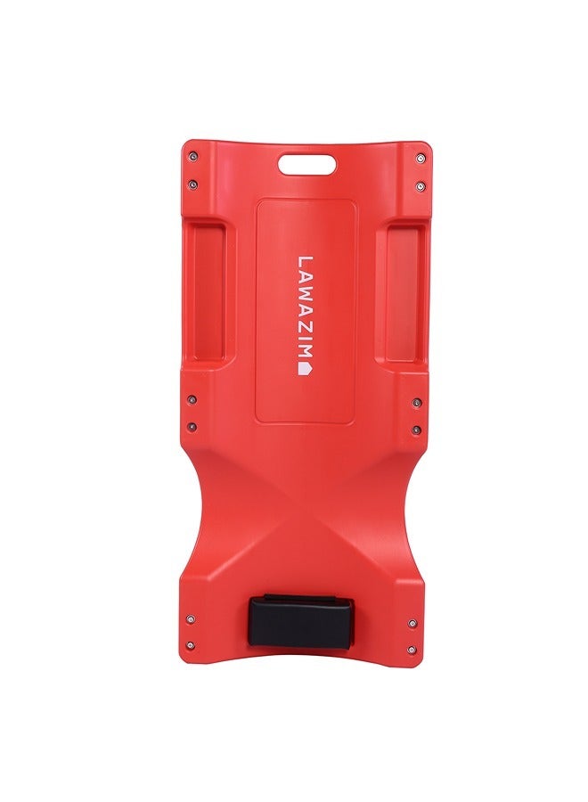 LAWAZIM Car Plastic Creeper -40inch- Mechanic Garage Creeper with Sponge-Cushioned Headrest, Smooth-Rolling Wheels, Dual Tool Trays, and Carrying Handle - Ideal for Automotive Maintenance and Repairs - Image 3